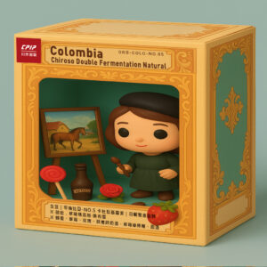 生豆 | <b>哥倫比亞-藝術家NO.5 草莓瑰荔斯·奧布雷</b>   | 日曬雙重發酵  </br></br>  ※ Colombia-No.5 Caturra Chiroso Double Fermentation Natural</br>  ※ 小溪谷莊園-草莓瑰荔斯·奧布雷</br>  ※ 草莓、玫瑰、草莓棒棒糖、貝禮詩奶酒、甜酒、蜂蜜 </br>  ※ 產區特級優選批次</br> ※ 預購中(預計2026.2月到貨) ※ </br>