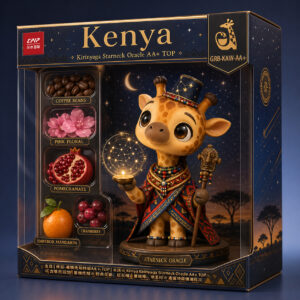 生豆 | <b> 肯亞-星頸先知 特級AA＋ </b> | 水洗</br></br> ※ Kenya Kirinyaga Starneck Oracle AA+ TOP</br> ※ 吉里尼亞加 . 星頸先知</br> ※ 蜜漬果香、柑橘、紅石榴、蔓越莓、焦糖、粉色花香、帝王柑 </br> ※ 產區特級優選批次